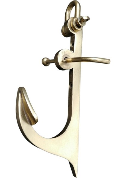 Pirinç Döküm 130MM Çıpa Objeli Çimolu Askılık