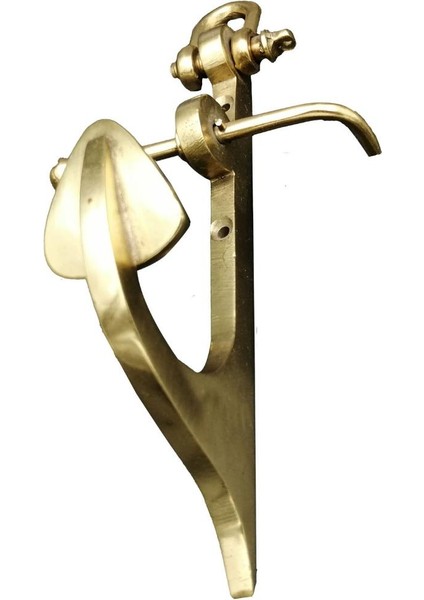 Pirinç Döküm 130MM Çıpa Objeli Çimolu Askılık