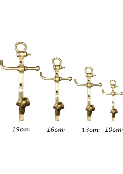 Pirinç Döküm 130MM Çıpa Objeli Çimolu Askılık