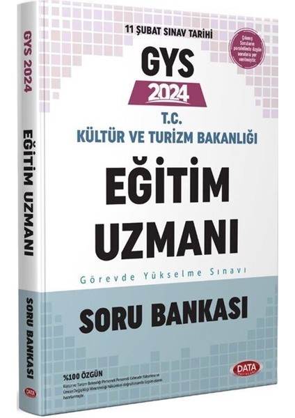 2024 GYS T.C. Kültür ve Turizm Bakanlığı Eğitim Uzmanı Soru Bankası