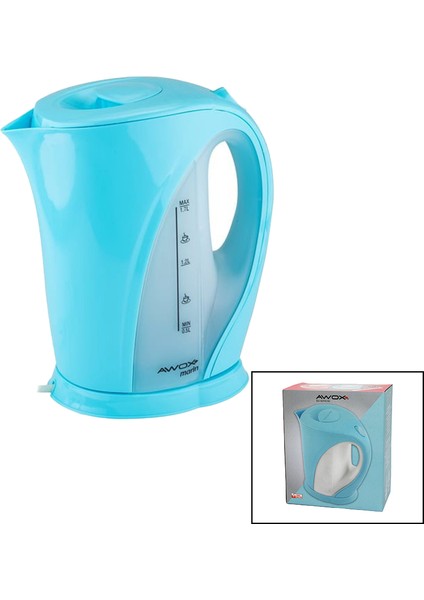 Marin Plastik A.mavi Renk Renkli Kettle Su Isıtıcı 1.7lt - 2000W (81)