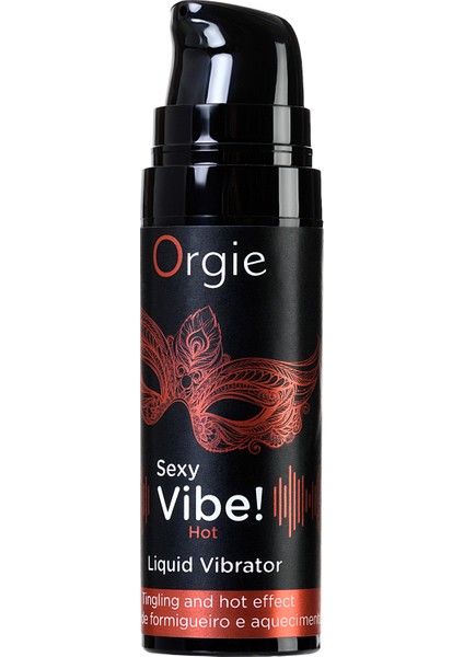 Sexy Vibe Hot Isınma ve Titreşim Etkisi Olan Masaj Jeli 15 ml