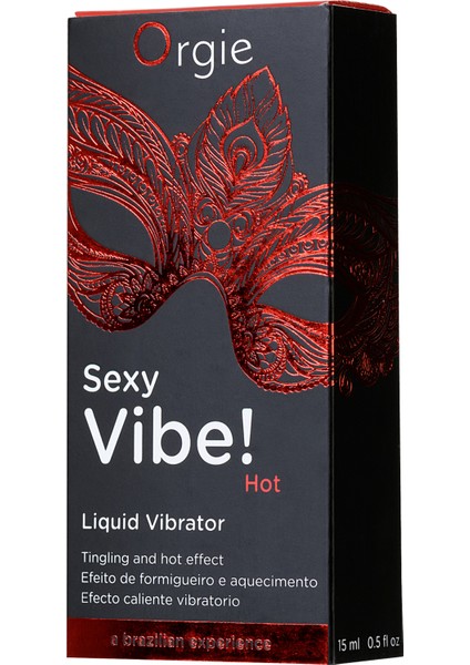 Sexy Vibe Hot Isınma ve Titreşim Etkisi Olan Masaj Jeli 15 ml