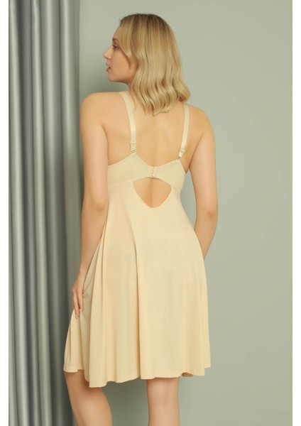 Ten Renk Dantelli Toparlayıcı Sütyenli Kombinezon fiyatları