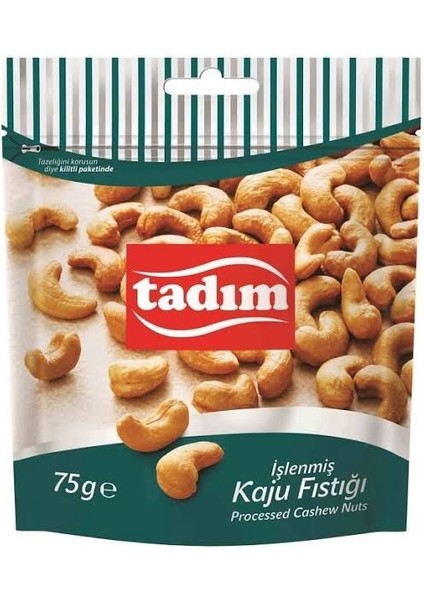 Karışık Kuryemiş Kokteyl 75 gr x 6 Adet & Tadım Işlenmiş Kaju Fıstığı 75 gr x 6 Adet