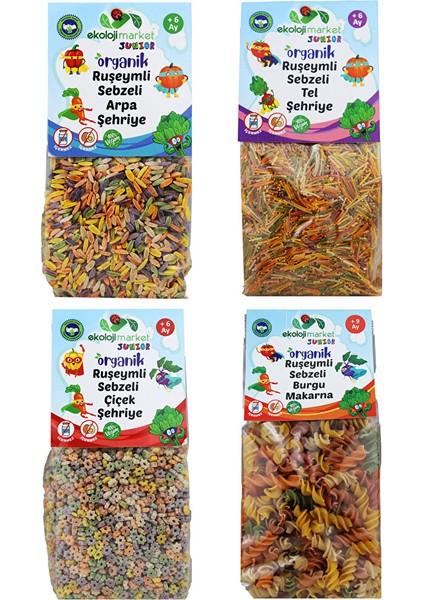 Organik Ruşeymli Sebzeli Makarna ve Şehriye Paketi (Süt ve Yumurta Içermez) fiyatları