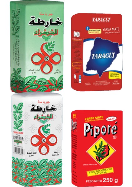 Yarba Mate Çayı 4lü Set