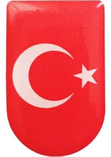 Türk Bayrak Şarjör Altı Sticker ( 4 Adet )