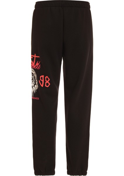 Lastikli Bel Slim Fit Siyah Erkek Eşofman Altı 75OAAI01 fiyatları