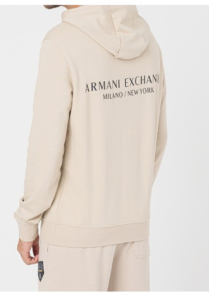 Kapüşon Yaka Krem Erkek Sweatshirt 8NZM94 1934 Sılver Lınıng modelleri