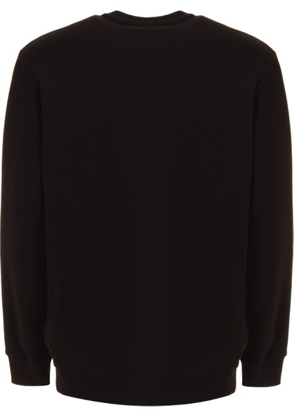 Bisiklet Yaka Siyah Erkek Sweatshirt 75OAIT01 fiyatları