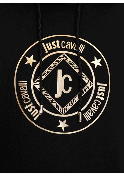 Kapüşon Yaka Siyah Erkek Sweatshirt 75OAIT09 modelleri