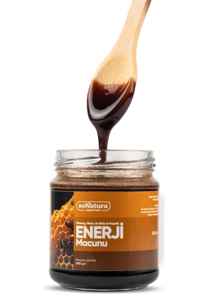 Enerji Macunu (Ginseng ve Propolisli) 240 Gr. SO-V-005