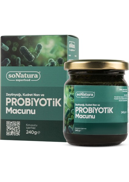 Probiyotik Macunu Zeytinyağı, Kudret Narı, Probiyotik 240 gr SO-V-004 indirimleri