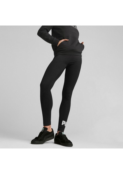 puma kadın ESS Logo Leggings  Black 58683201