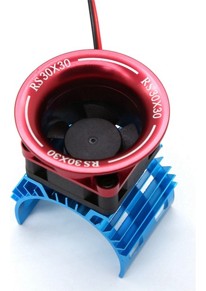 2x Motor Soğutucu Kapağı + Soğutma Fanı A959-B 144001 124019 1/8 1/10 Rc Araba 540 550 Boyutu Motor Isı Emici (Yurt Dışından)