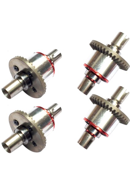 4 Adet Tam Metal Tüm Metal Diferansiyel Dişli Yükseltme Parçaları 144001 124019 124018 Rc Araba Yedek Aksesuarları (Yurt Dışından)