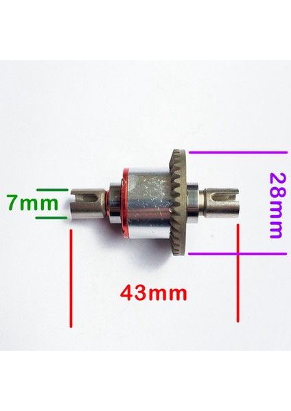 4 Adet Tam Metal Tüm Metal Diferansiyel Dişli Yükseltme Parçaları 144001 124019 124018 Rc Araba Yedek Aksesuarları (Yurt Dışından) fırsatları