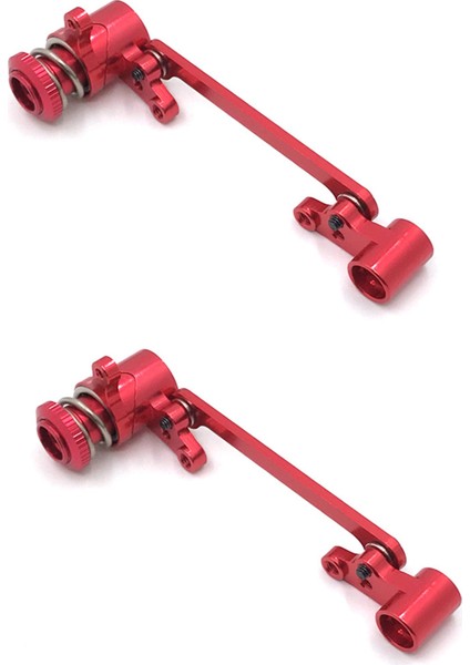 2x Direksiyon Kavrama Takımı Direksiyon Servo Tasarrufu Komple 144001 1/14 124018 124019 Rc Araba Yükseltme Parçaları Kırmızı (Yurt Dışından)