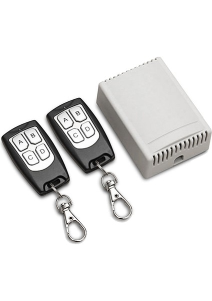 2x Evrensel Kablosuz Uzaktan Kumanda Anahtarı Dc 12 V 4ch Röle Alıcı Modülü ile 4 Kanal Rf Uzaktan 433 Mhz Verici (Yurt Dışından)