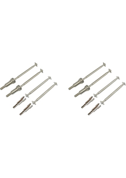 2 Takım Metal Ön ve Arkadan Çekişli Motosiklet Mili Cvd Tahrik Mili Xinlehong Q901 Q902 Q903 9130 9136 9137 1/16 Rc Araba Yedek (Yurt Dışından)