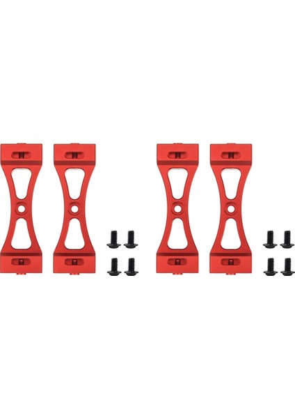 4 Adet Metal Braket B1 B14 B16 B24 C14 C24 B36 Mn D90 D91 Rc Araba Yükseltme Metal Dıy Parça Kiti Kırmızı (Yurt Dışından)