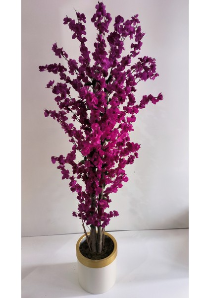 Rüzgar Yapay Çiçekçilik 30 x 30 cm Krem Gold Saksıda180 cm Bahardalı Ağacı fiyatları