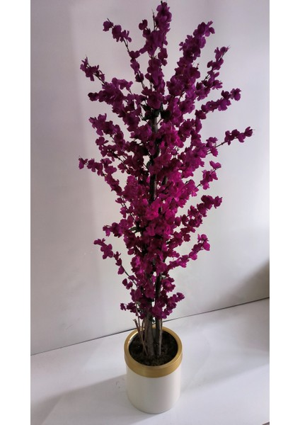 Rüzgar Yapay Çiçekçilik 30 x 30 cm Krem Gold Saksıda180 cm Bahardalı Ağacı indirimleri