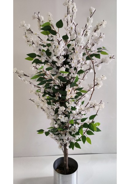 Rüzgar Yapay Çiçekçilik 150 cm Benjamin Ilaveli Beyaz Bahardalı Ağacı modelleri