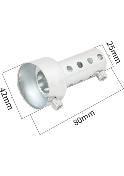 Motosikletler Için Çıkarılabilir Motosiklet Egzoz Egzoz Sistemleri Atv 42MM 42MM Kısa (Yurt Dışından)