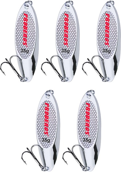 5x Kaşık Büyük Için Döküm Jig Yemleri Bas Yemleri 35G (Yurt Dışından)
