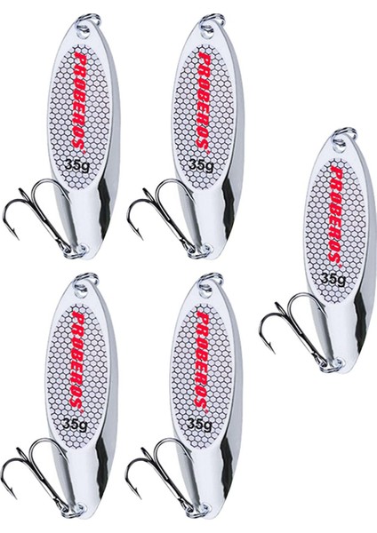 5x Kaşık Büyük Için Döküm Jig Yemleri Bas Yemleri 35G (Yurt Dışından)
