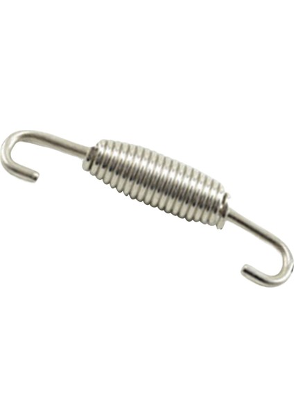 Motosiklet Egzoz Borusu Yayı Paslanmaz 68MM Argent Oval (Yurt Dışından)