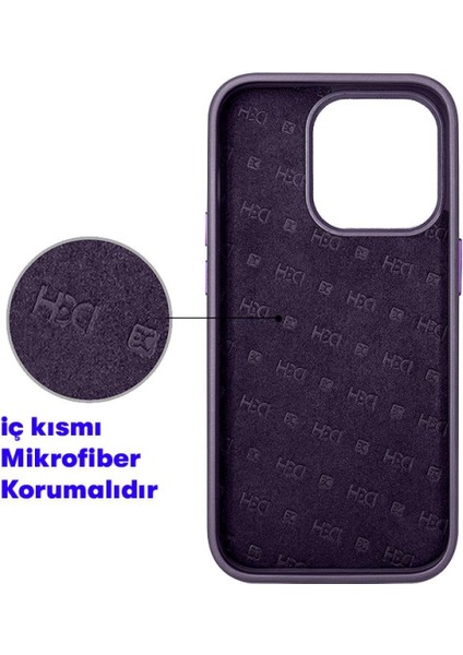 iPhone 15 Pro Kılıf HBC-157 Granada Magneticsafe Kapak