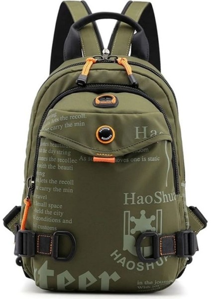 Göğüs Çantası, Crossbody Çantası, Okul Çantası, Spor Çantası, Erkek Kadın Açık Seyahat Omuz Çantası, Kulaklık Jaklı, Çıkarılabilir (Yurt Dışından)