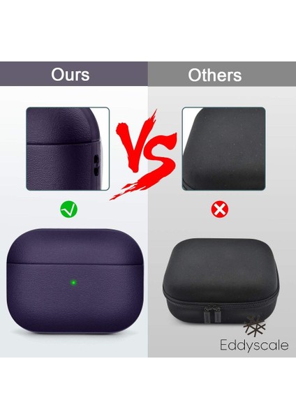 Apple Airpdos Pro Deri Dokulu, Kablosuz Şarjlı ve Ön LED Görünür Tam Vücut Kılıfı (Yurt Dışından) fırsatları
