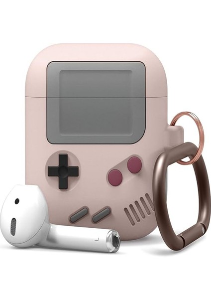 Classic Gamer Tasarım Çantası, Anahtarlık Dayanıklı Silikon Yapıya Sahip Airpdos Gen 3 ile Uyumludur (Yurt Dışından)