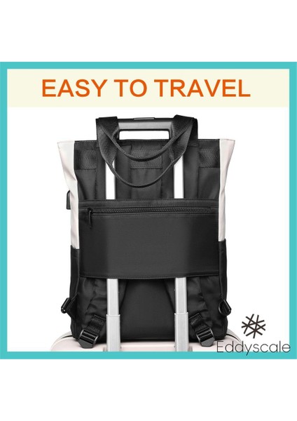 Seyahat Çantası Açık Sırt Çantası Laptop Tote Çanta Moda Sırt Çantası USB ile Erkekler ve Kadınlar (Yurt Dışından)