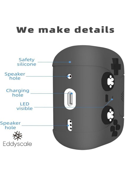 Airpdos 3 Sevimli Oyun Koruyucu Kapak Kulaklık Kapağı Için Uygundur (Yurt Dışından) modelleri