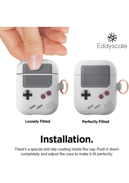 Classic Gamer Tasarım Çantası, Anahtarlık Dayanıklı Silikon Yapıya Sahip Airpdos Gen 3 ile Uyumludur (Yurt Dışından) fırsatları