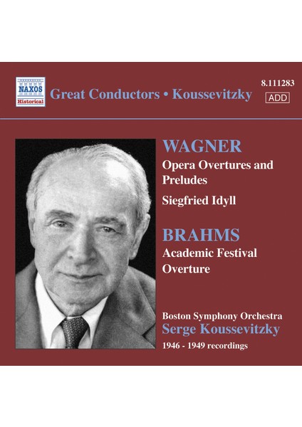 Wagner, Brahms: Opera Overtures, Academıc Festıval-Cd
