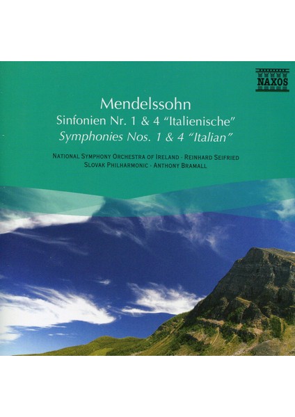 Mendelssohn: Symphonıes No.1&4-Cd