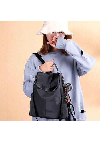 Kadın Sırt Çantası Kore Versiyonu Su Geçirmez Oxford Kumaş Anti-Hırsızlık Seyahat Rahat Sırt Çantası Moda Öğrenci Okul Çantası (Yurt Dışından) indirimleri