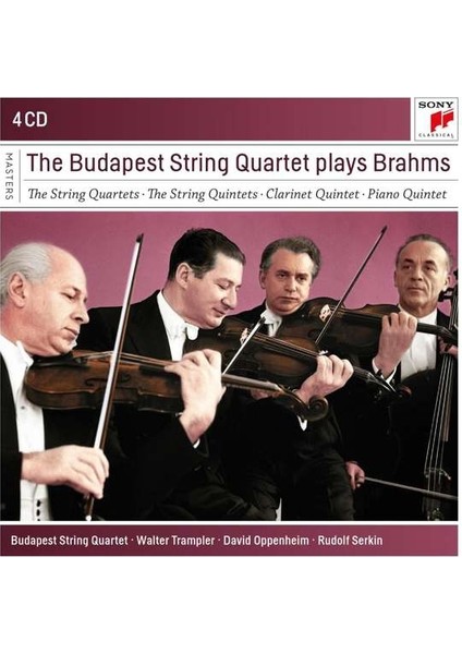 The Budapest Strınq Quartet Play Brahms-Cd