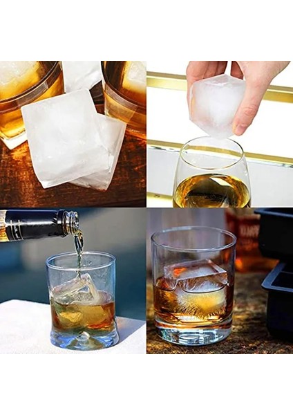 15 Izgara Stili 8 Büyük Buz Tepsisi Kalıbı Dev Jumbo Büyük Gıda Sınıfı Silikon Buz Küpü Kare Tepsi Kalıbı Dıy Buz Makinesi Buz Küpü Tepsisi (Yurt Dışından) fırsatları