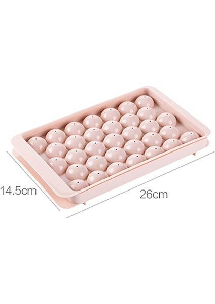 Pembe 33 Kuşak Stili Kapaklı Diy Buz Kalıbı Petek Buz Küpü Tepsileri Yuvarlak Elmas Izgaralar Hokey Buz Yapıcı Küp Kalıp Bar Içecek Aksesuarları (Yurt Dışından)