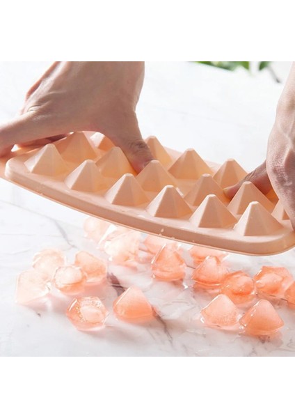 Pembe 33 Kuşak Stili Kapaklı Diy Buz Kalıbı Petek Buz Küpü Tepsileri Yuvarlak Elmas Izgaralar Hokey Buz Yapıcı Küp Kalıp Bar Içecek Aksesuarları (Yurt Dışından) indirimleri