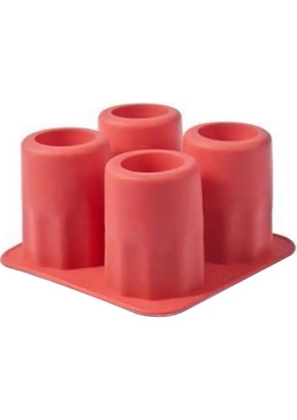 Kırmızı Stil Buz Küpü Tepsi Kalıbı, Shot Bardakları Yapar Buz Kalıbı Yenilik Hediyeler Buz Tepsisi Yaz Içme Aracı Ice Shot Glass Viski Kokteyl Soğuk (Yurt Dışından)