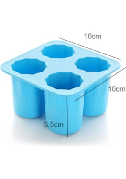 Kırmızı Stil Buz Küpü Tepsi Kalıbı, Shot Bardakları Yapar Buz Kalıbı Yenilik Hediyeler Buz Tepsisi Yaz Içme Aracı Ice Shot Glass Viski Kokteyl Soğuk (Yurt Dışından) fırsatları