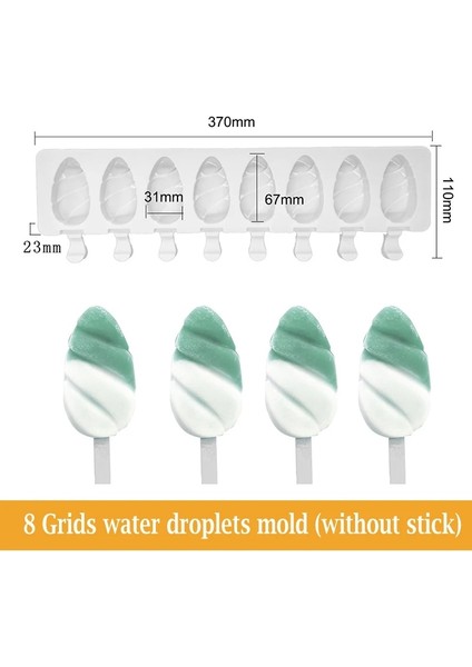 G Tarzı Cell Magnum Silikon Kalıp Silikon Dondurma Kalıbı Popsicle Kalıpları Dıy Dondurma Kalıbı Buz Pop Maker Kalıp Buz Küpü Tepsisi (Yurt Dışından)